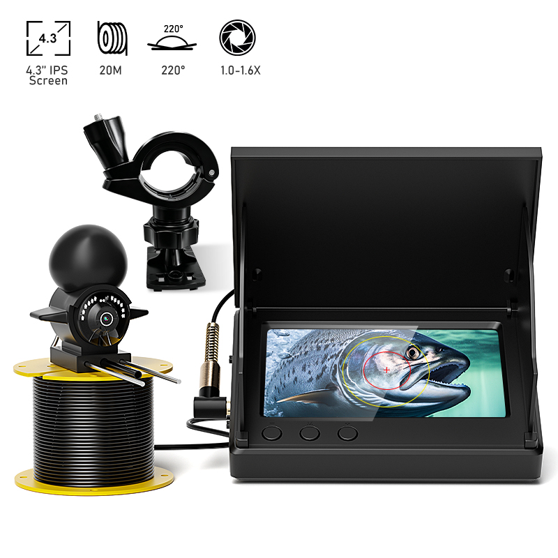 4.3'' LCD Portable Fish Finder - đánh giá và giá Fishing Camera