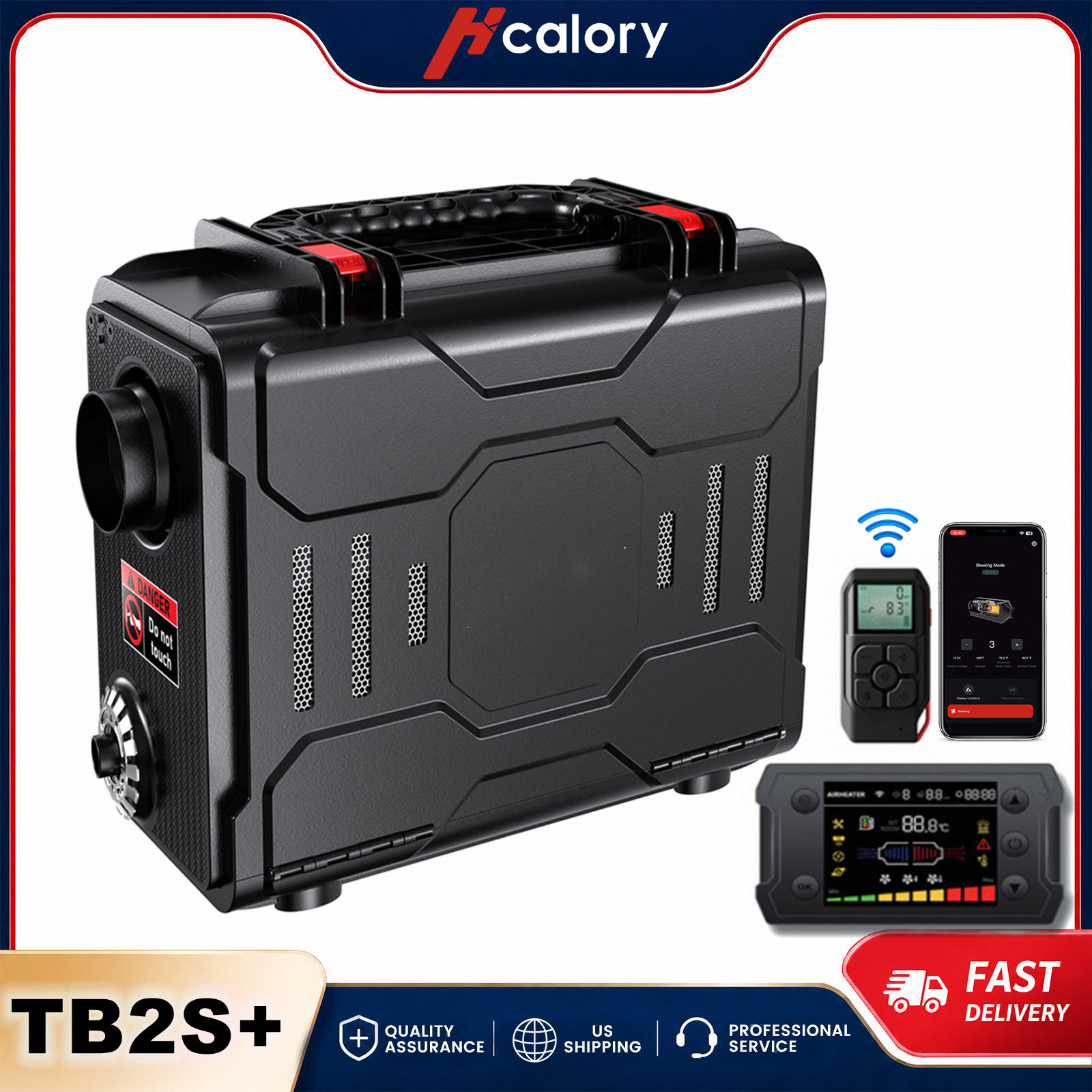 Hcalory TB2S+ 8KW Diesel Heate - đánh giá và giá Fishing Camera