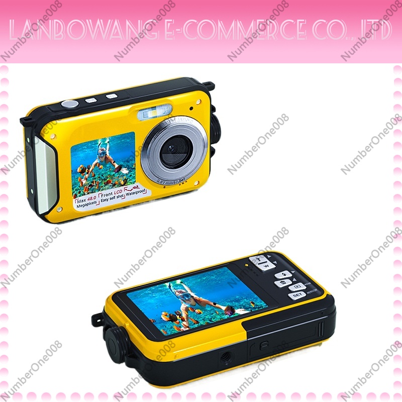 Dual Screen Waterproof Action  - đánh giá và giá Underwater Camera