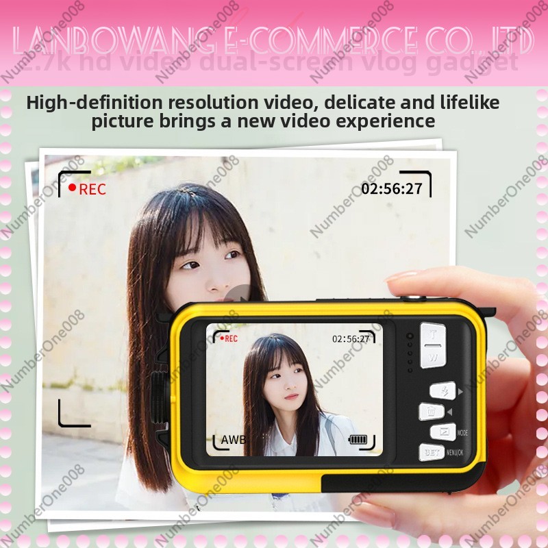 Dual Screen Waterproof Action  - đánh giá và giá Underwater Camera