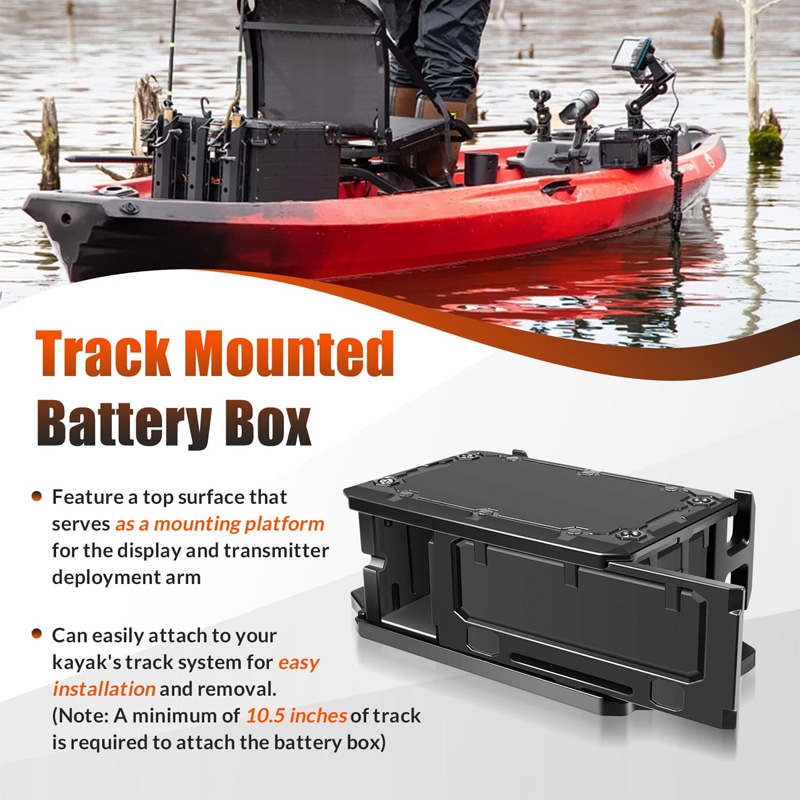 Track Mounted Battery Box for  - đánh giá và giá Fish Finder Battery